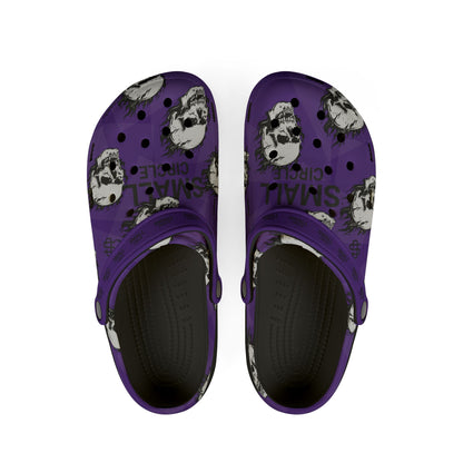 Small Circle Purple Scully Crocs
