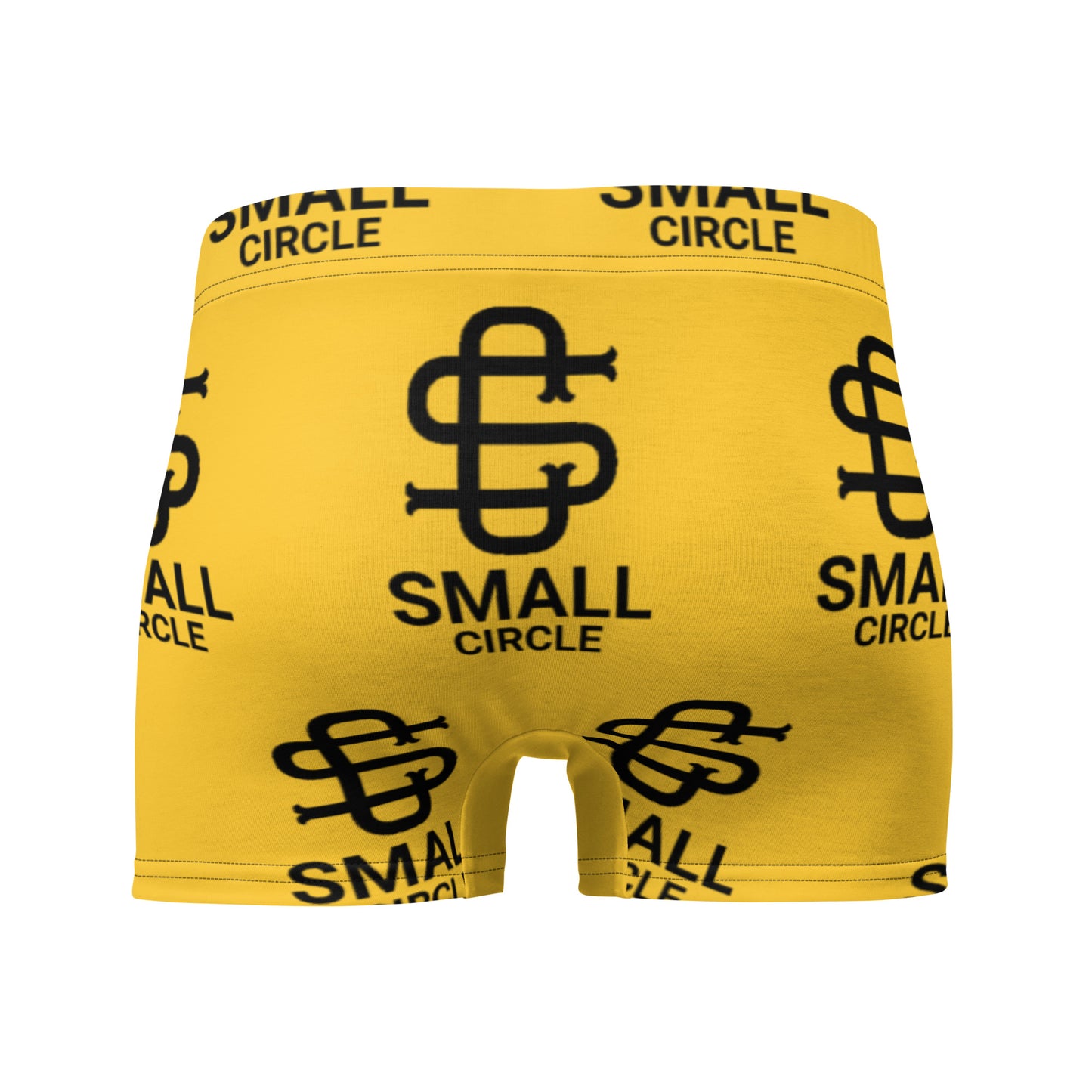 Small Circle Mustard Boxer Briefs