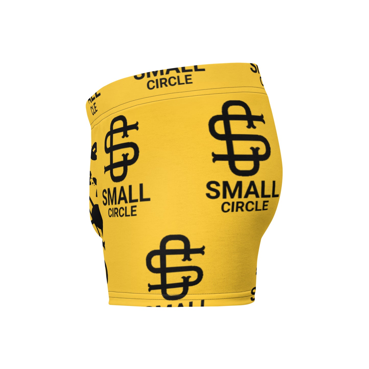 Small Circle Mustard Boxer Briefs