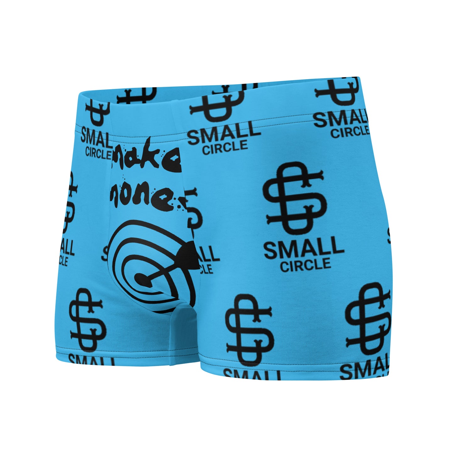 Small Circle Turq Boxer Briefs