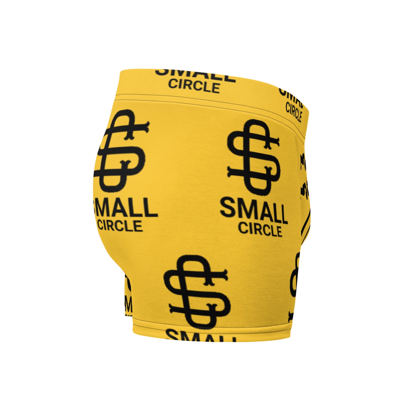 Small Circle Mustard Boxer Briefs