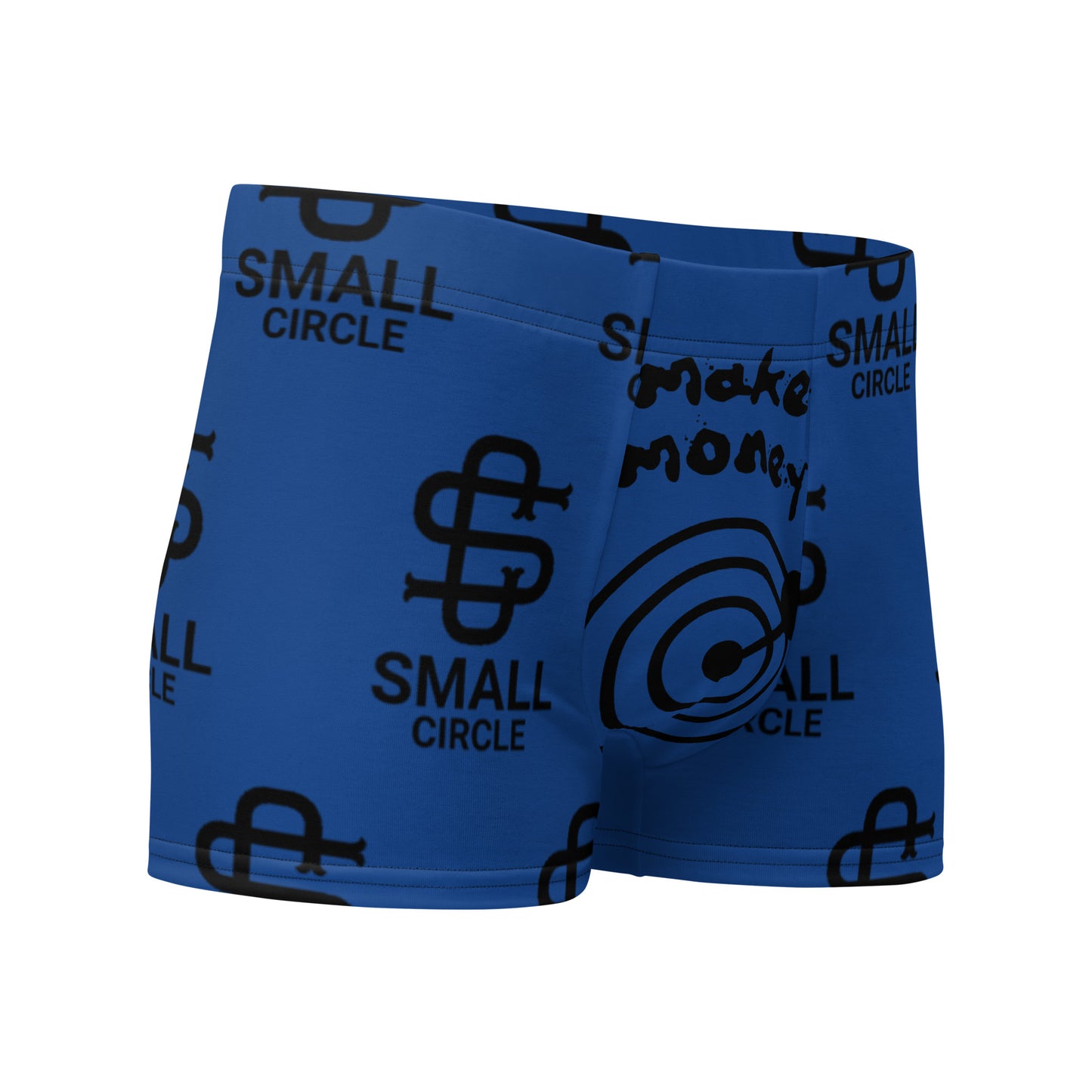 Small Circle Navy Boxer Briefs