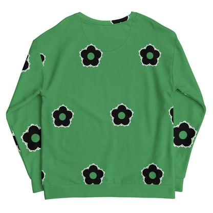 Small Circle La Flor Green Sweatshirt