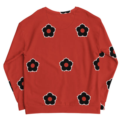 Small Circle La Flor Blood Orange Sweatshirt