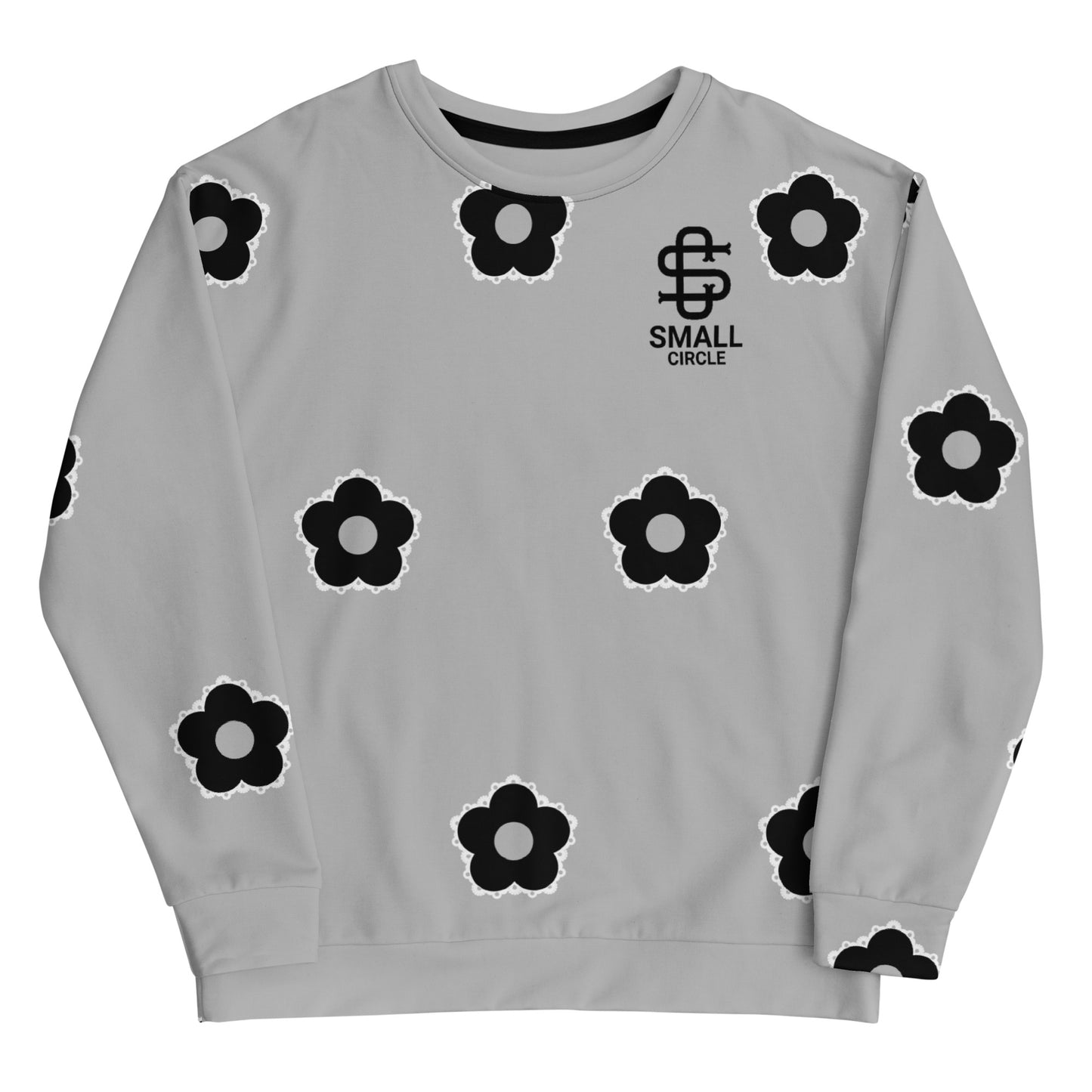 Small Circle La Flor Grey Sweatshirt