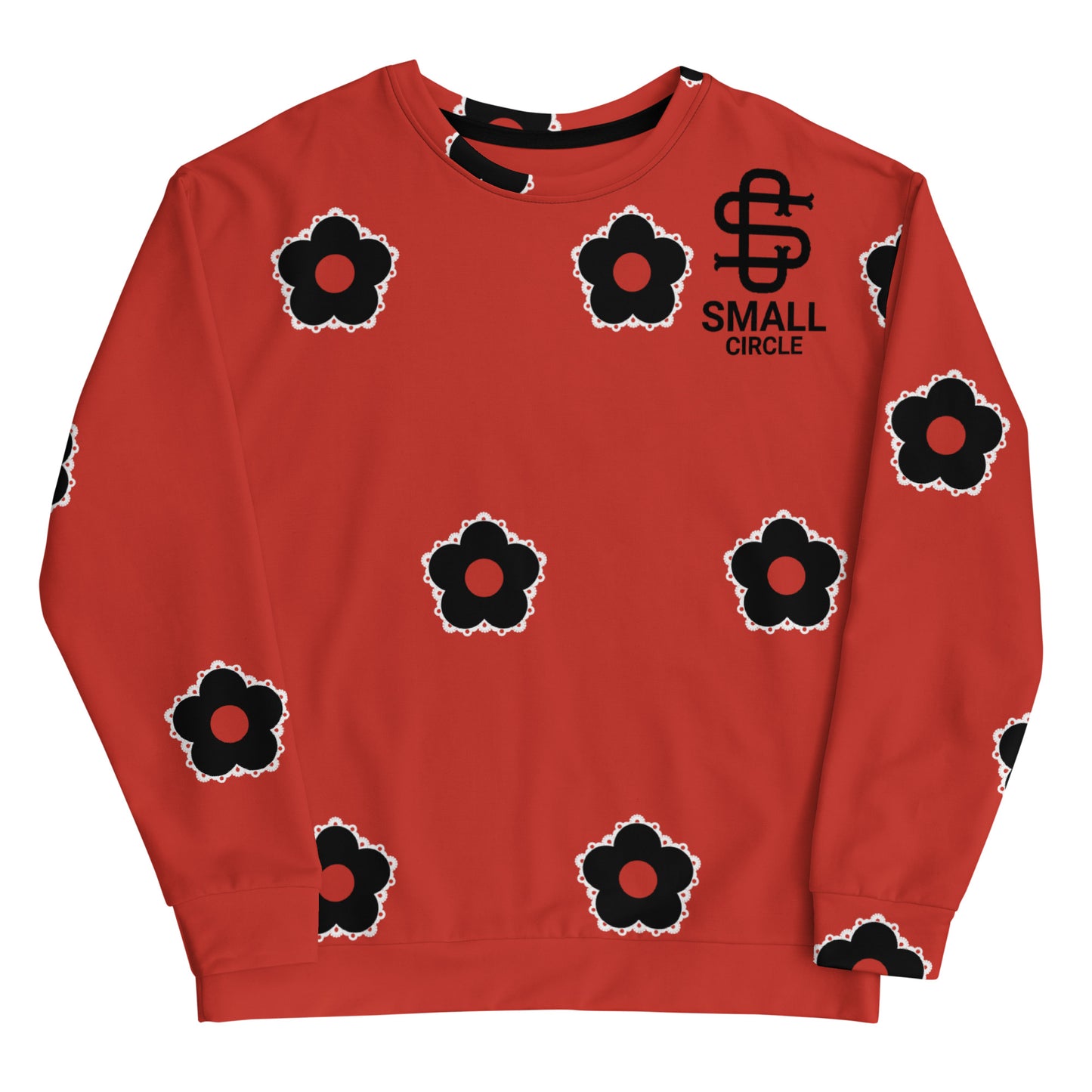 Small Circle La Flor Blood Orange Sweatshirt