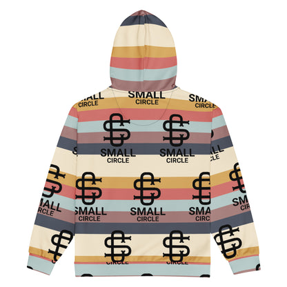 Small Circle Layers Zip Hoodie