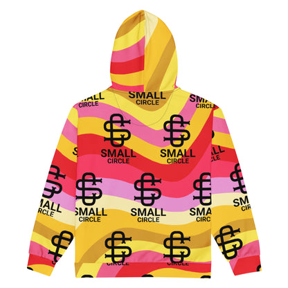 Small Circle Starburst Zip Hoodie