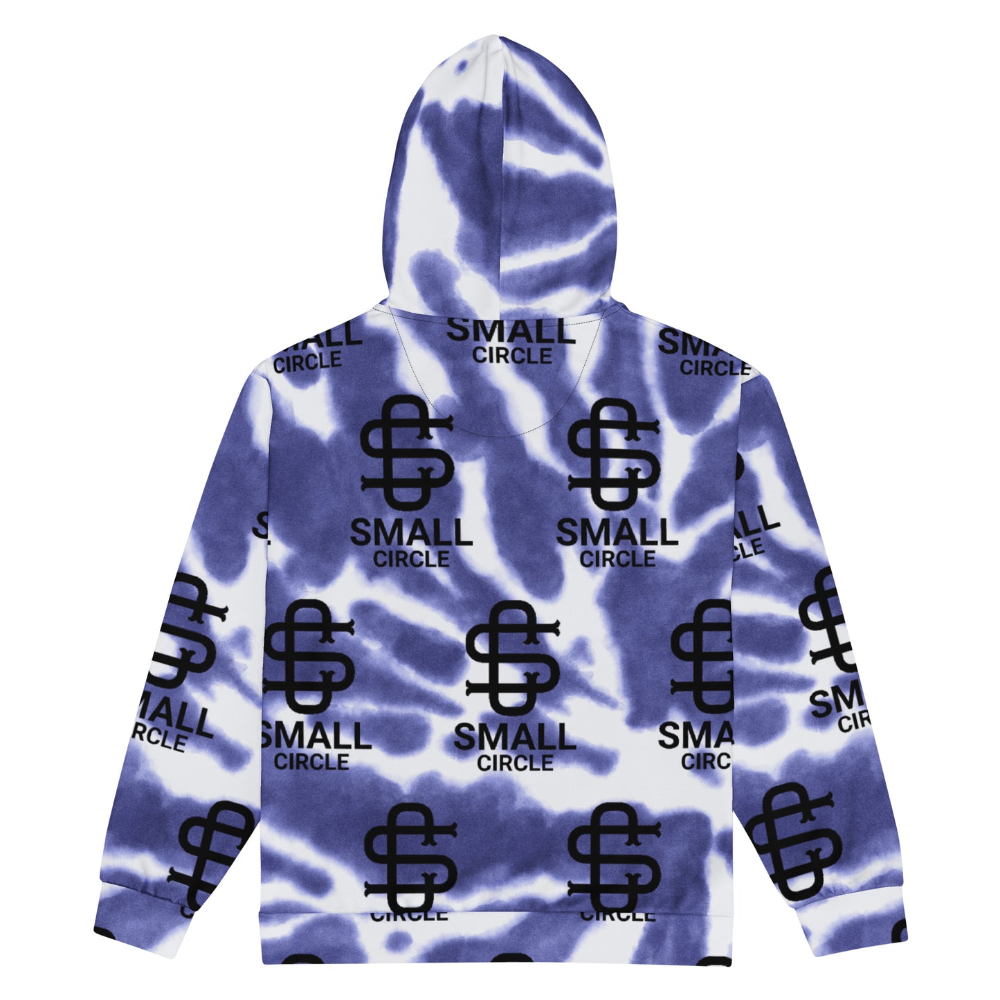 Small Circle Blue Sky Zip Hoodie