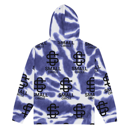 Small Circle Blue Sky Zip Hoodie