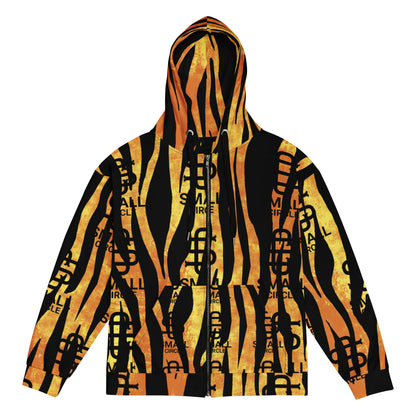 Small Circle Wild Zip Hoodie