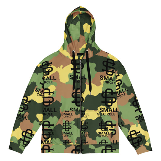 Small Circle War Zip Hoodie