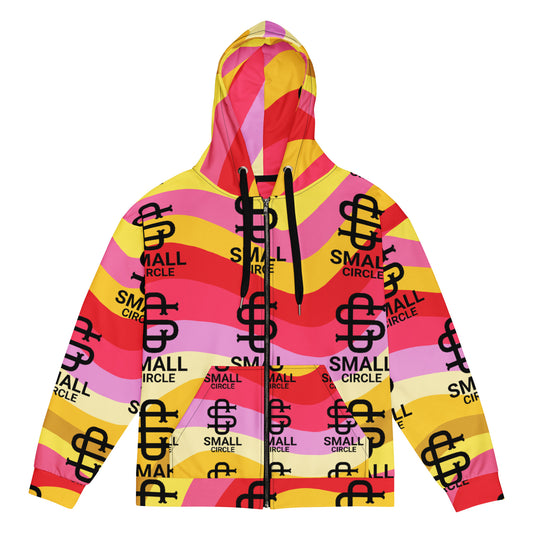 Small Circle Starburst Zip Hoodie