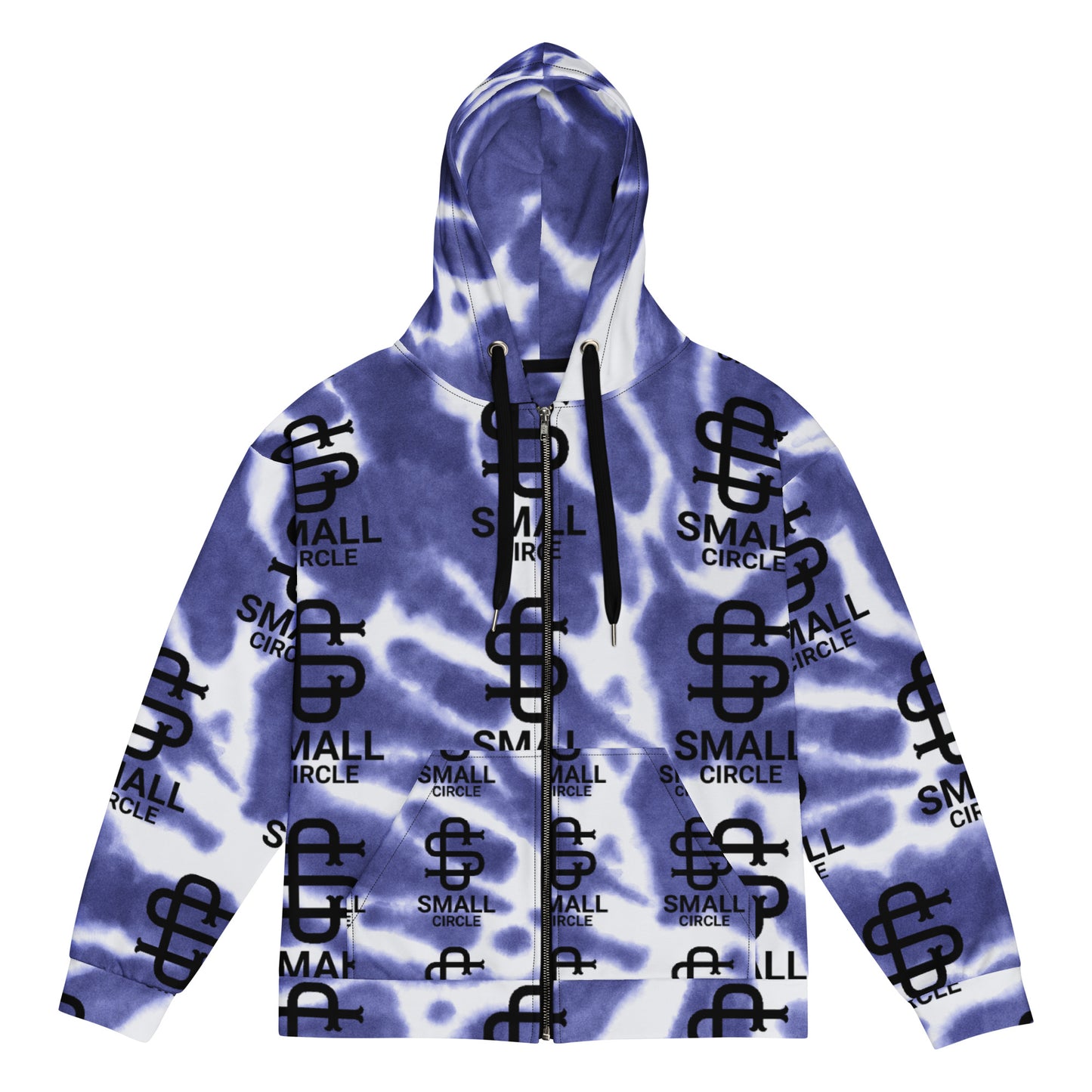 Small Circle Blue Sky Zip Hoodie