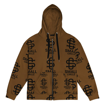 Small Circle Choc Zip hoodie
