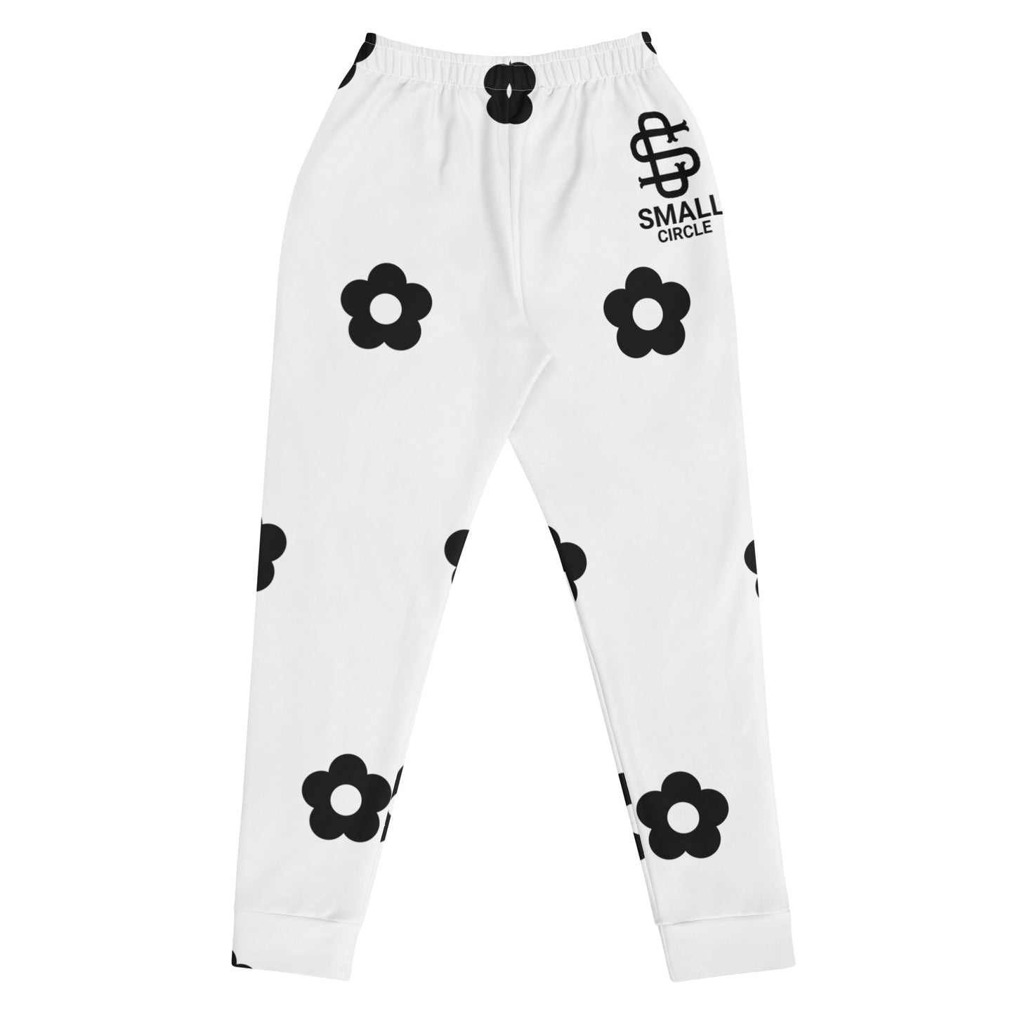 Small Circle La Flor White Women's Joggers