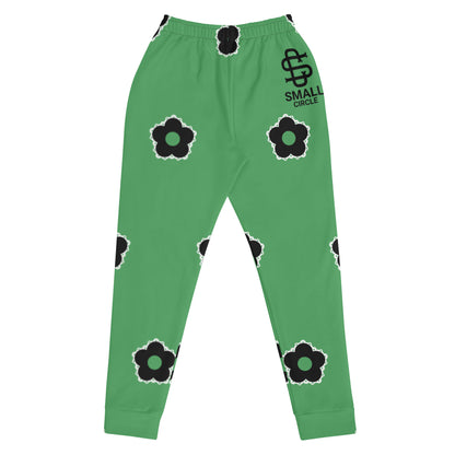 Small Circle La Flor Green Women's Joggers