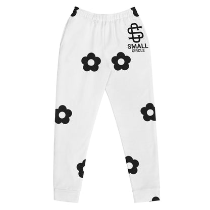 Small Circle La Flor White Women's Joggers