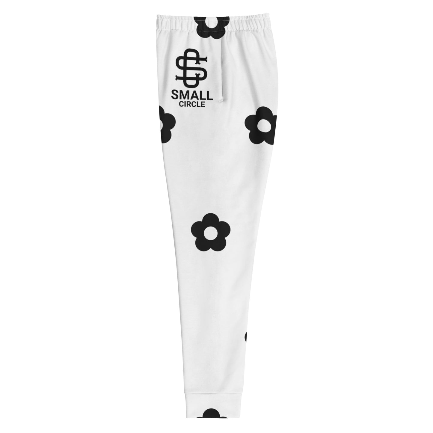 Small Circle La Flor White Women's Joggers