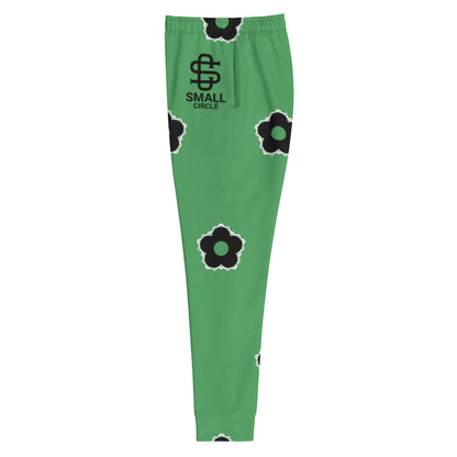 Small Circle La Flor Green Women's Joggers