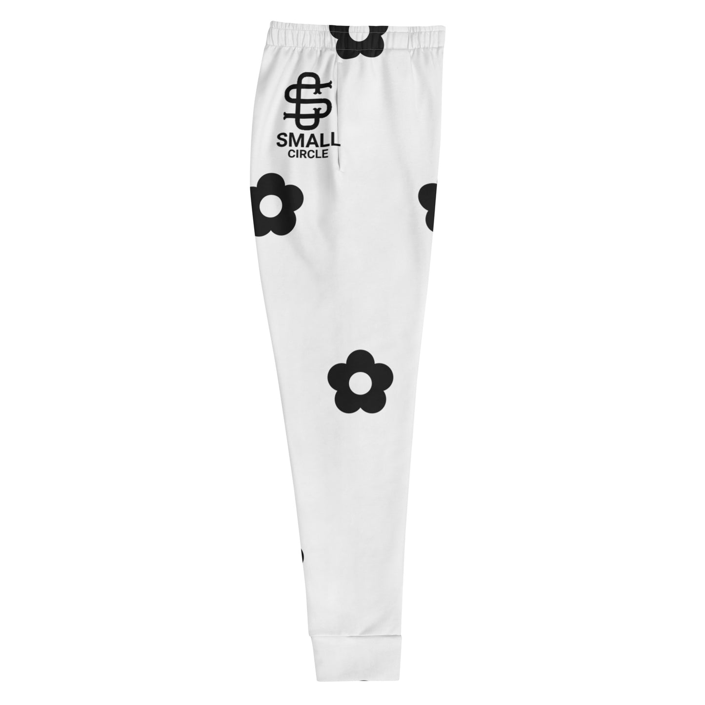 Small Circle La Flor White Women's Joggers