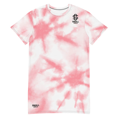 Small Circle Pink Dayz T-shirt dress