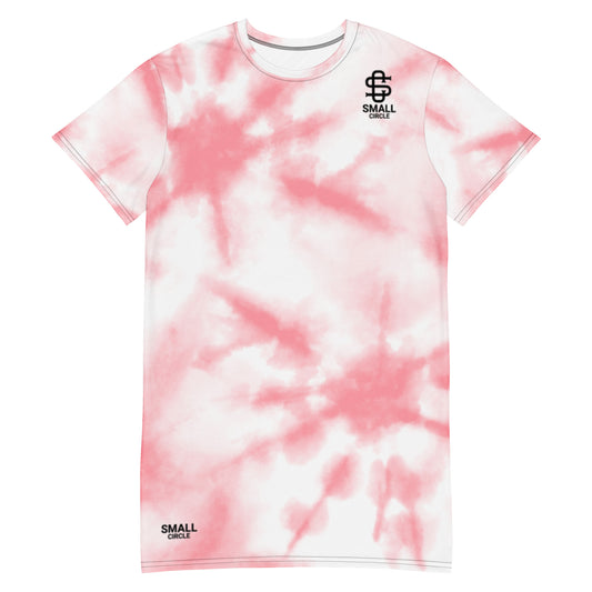 Small Circle Pink Dayz T-shirt dress