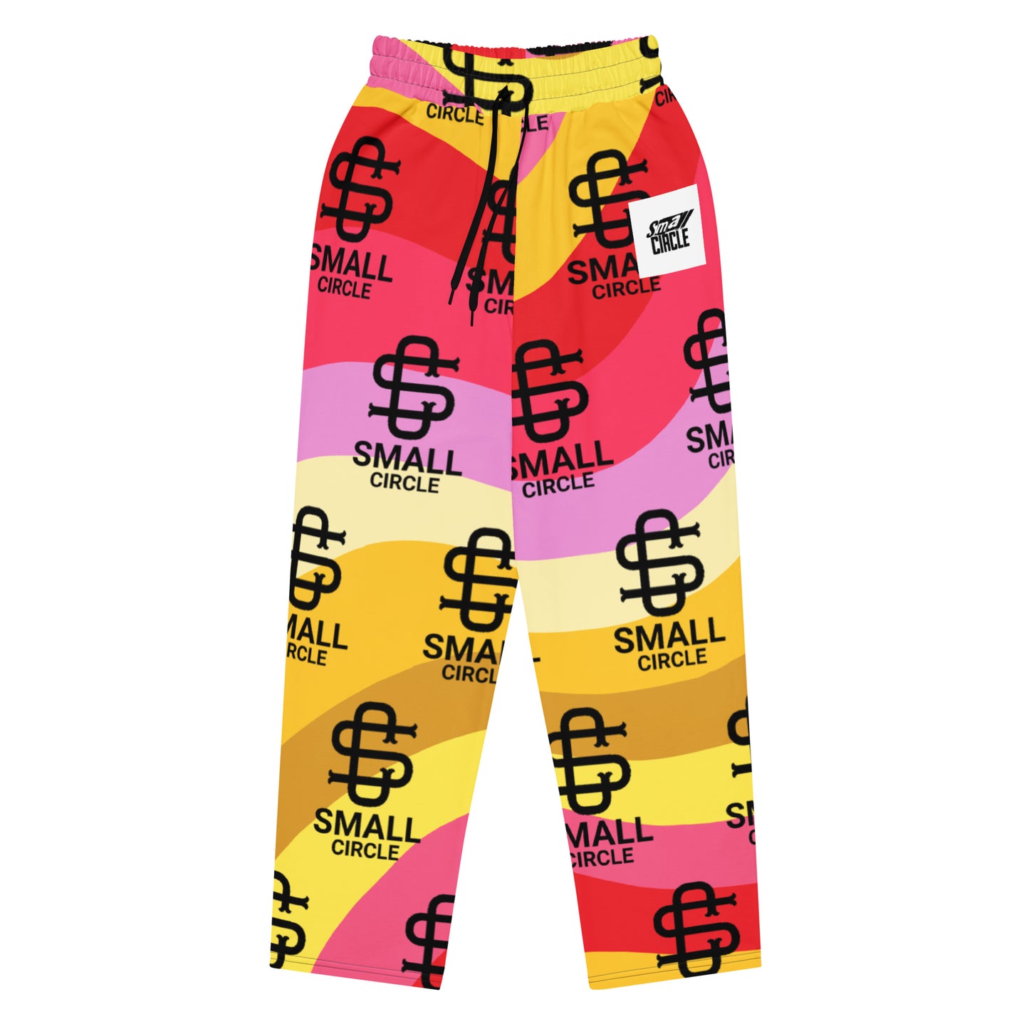 Small Circle Starburst Wide-leg joggers