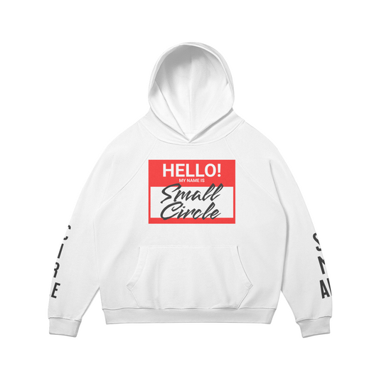 Small Circle Name Hoodie