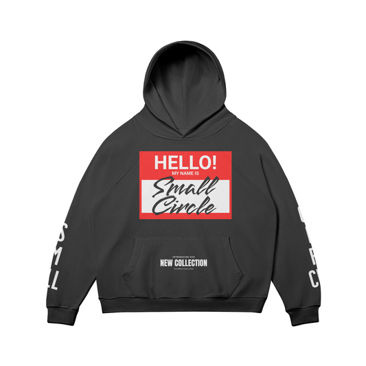 Small Circle Name Hoodie