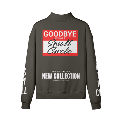 Small Circle Name Zip Up Sweatshirt